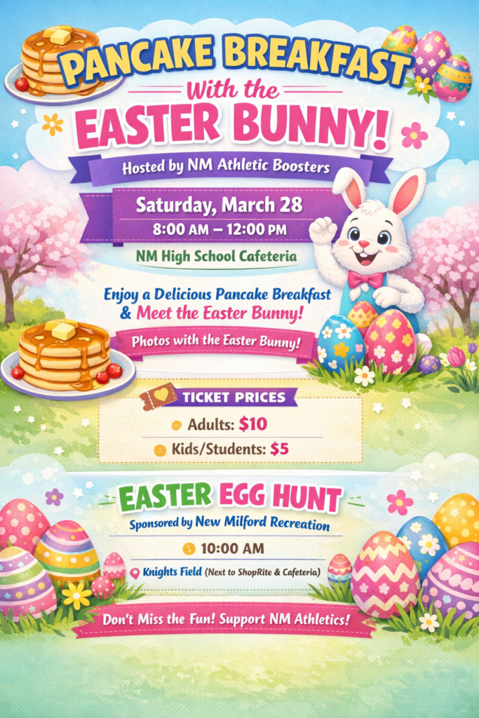 Pancake breakfast with the Easter Bunny